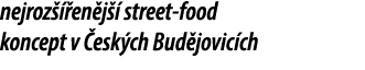 nejroz  en j   street food koncept v  esk ch Bud jovic ch