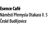 Esence Caf N m st  P emysla Otakara II. 5  esk  Bud jovice