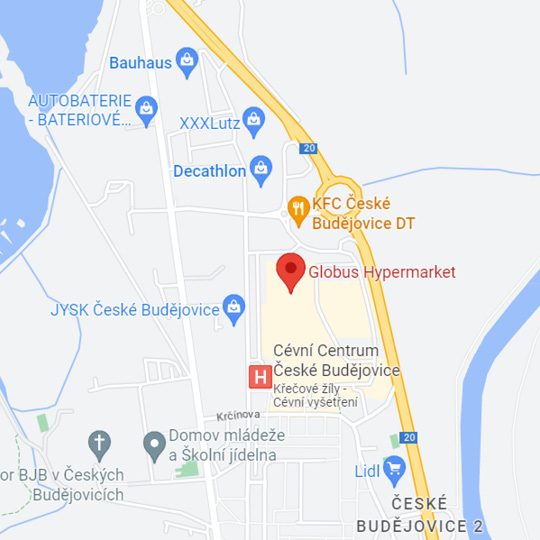 Nákupní centrum Géčko, zdroj: Google Maps