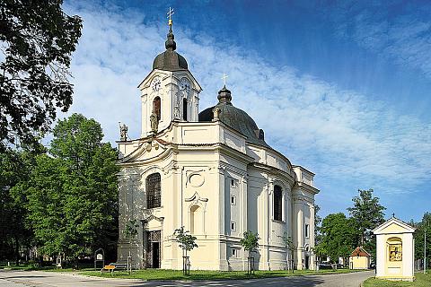 Kostel Dobrá Voda u Českých Budějovic, foto: Libor Sváček